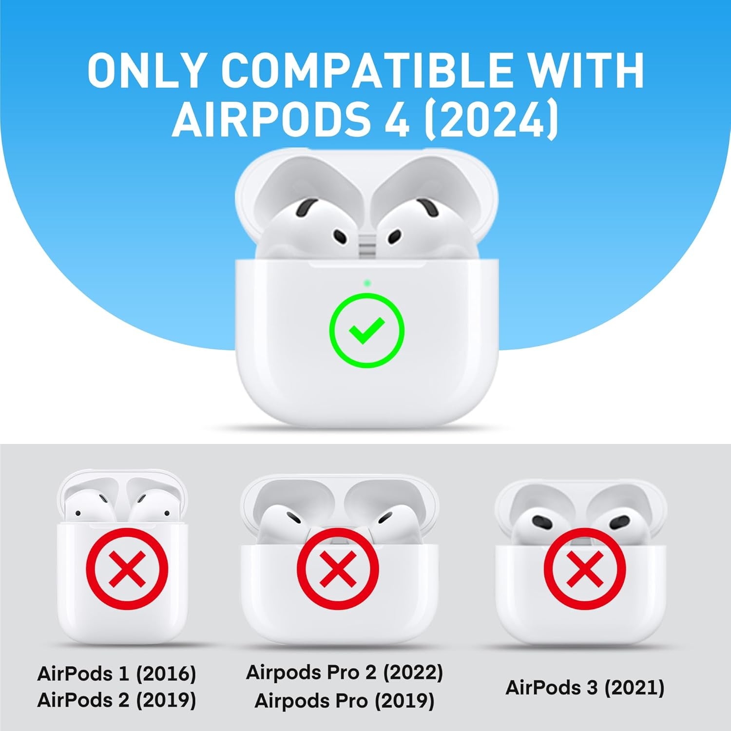 Compatible Airpods Case, Leather Airpods Cover 5 in 1 Protective Case with Keychain/Ear Hooks/Airpods Strap/Watch Band Holder/Earpods Case Compatible with Apple Airpods 2 1 Charging Case, Black