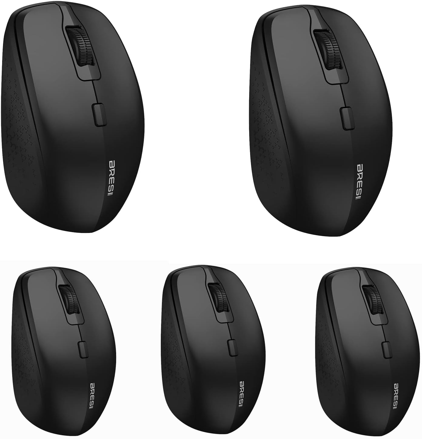 Bluetooth Wireless Mouse: Bluetooth Mouse for Laptop,Bluetooth Computer Mouse Ergonomic Optical Mice Wireless Silent Mouse USB Mouse for IPAD Macbook Tablet Notebook PC Phones(Purple Pink)
