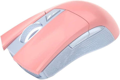 ASUS Optical Gaming Mouse - ROG Gladius II Origin Limited Edition PNK | Ergonomic Right-Handed PC Gaming Mouse for FPS Games | 12000 DPI Optical Sensor | Aura Sync RGB, ROG Armoury II | Pink